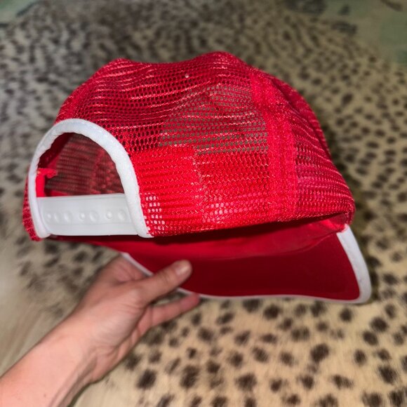 Vintage Red and White Nova Scotia Trucker Hat - Picture 4 of 6